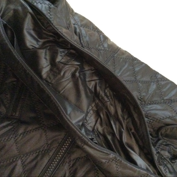 Laundry by Shelli Segal *NWOT* Women's Black Diamond Quilted Fitted Jacket - Picture 11 of 11